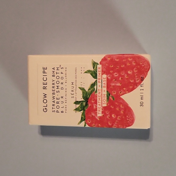 Glow Recipe Strawberry BHA Pore-Smooth Blur Drops Serum, 30ml, NIB - Picture 9 of 9